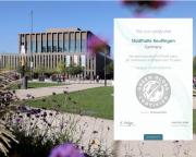Abb. Stadthalle Reutlingen goes Green Globe Platin