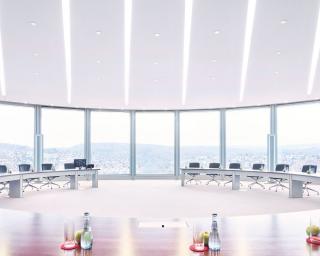 Abb. TurmQuartier Pforzheim Raum Erlebnis Banking Sparkasse Pforzheim Calw