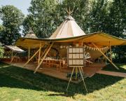 Abb. Ihre unvergessliche Veranstaltung im Bungalow oder Tipi-Zelt